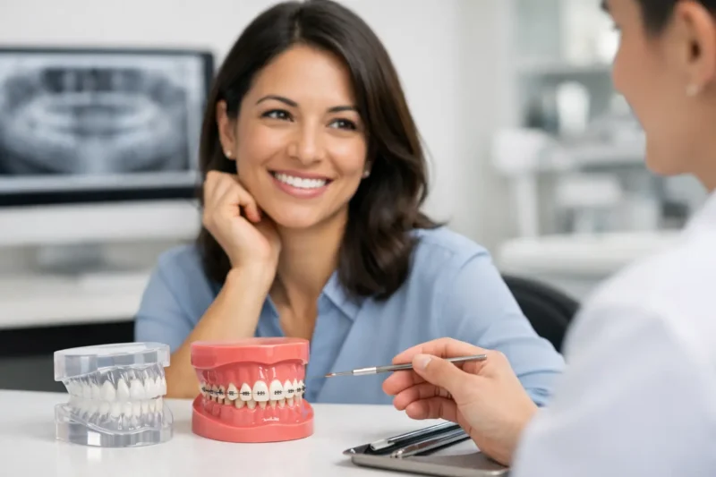 adult orthodontic treatment options للبالغين