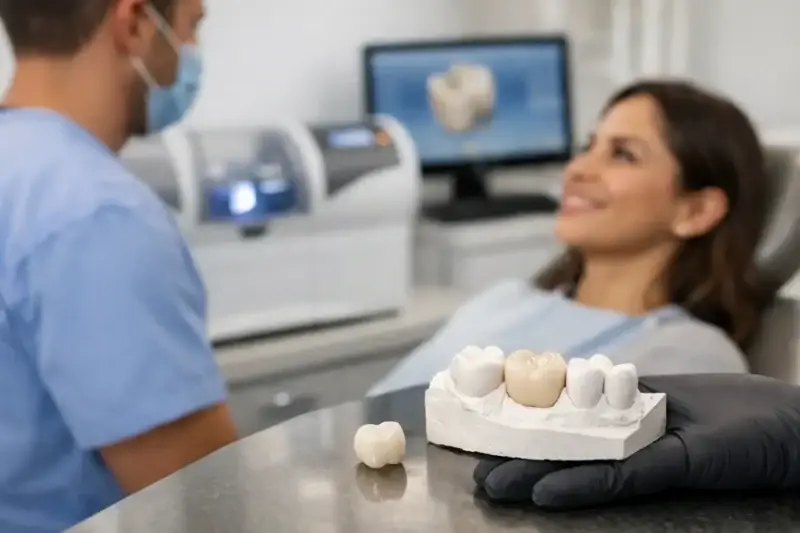تقنية same day dental crown technology في الكويت