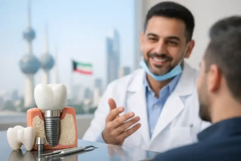 كيف تختار dental implant expert in kuwait بثقة؟